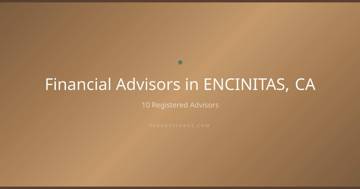 Financial Advisors in ENCINITAS, California | AdvisorOS Directory