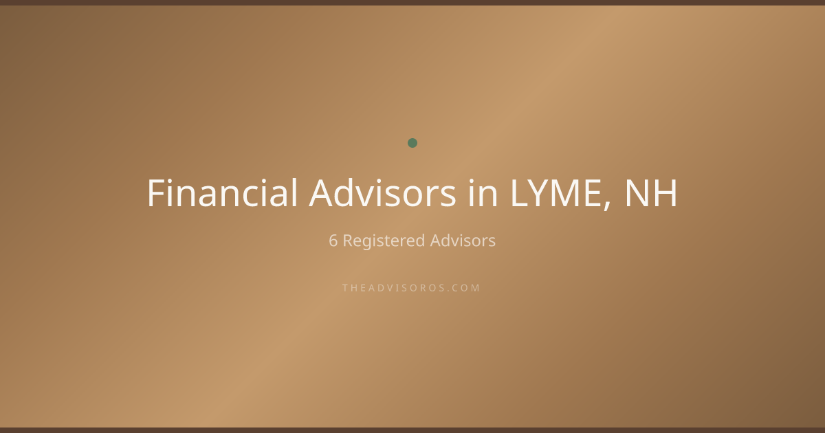 Financial Advisors in LYME, New Hampshire | AdvisorOS Directory