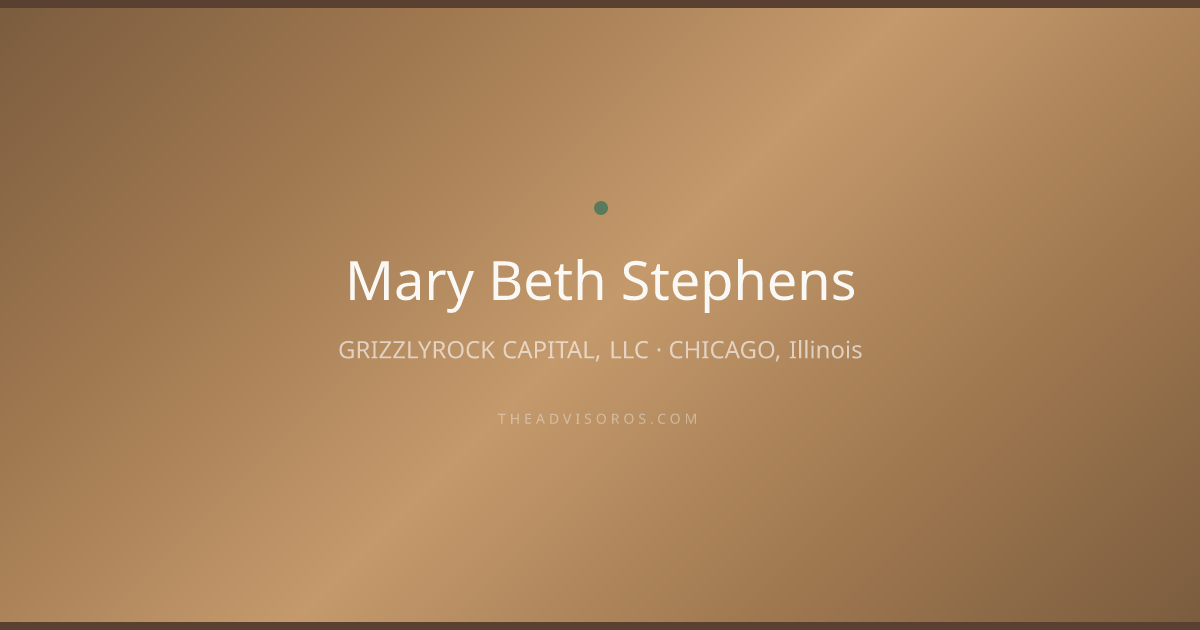 Mary Beth Stephens - Financial Advisor in CHICAGO, Illinois | AdvisorOS